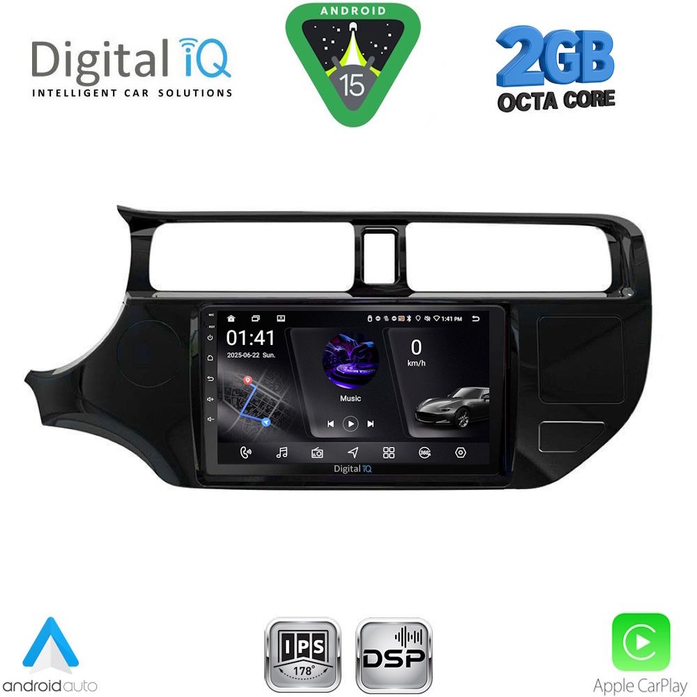 DIGITAL IQ RSF 4314_CPA (9inc) MULTIMEDIA TABLET for KIA RIO mod. 2012-2015 - DIGITAL IQ RSF 4314_CPA