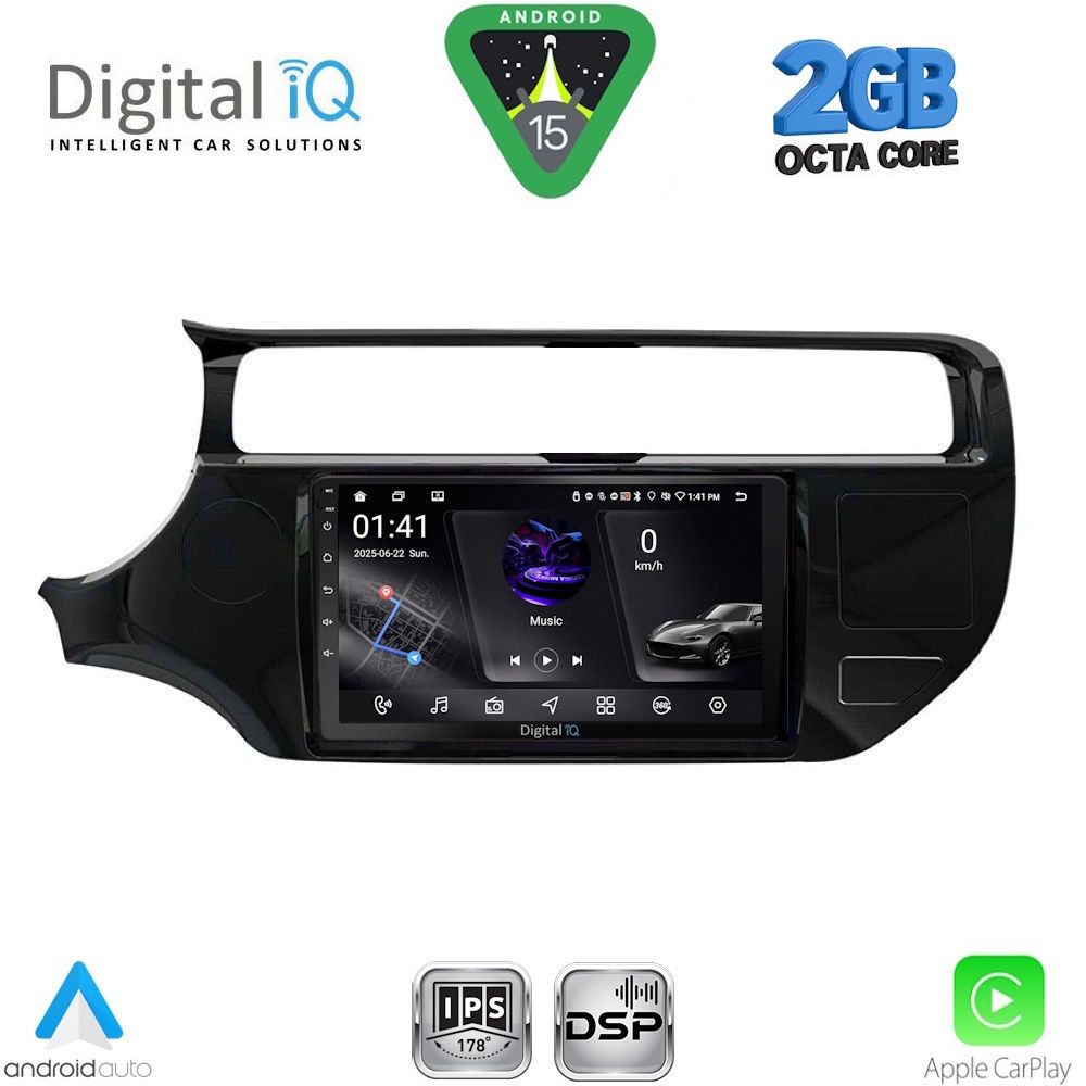 DIGITAL IQ RSF 4315_CPA (9inc) MULTIMEDIA TABLET for KIA RIO mod. 2015-2018 - DIGITAL IQ RSF 4315_CPA