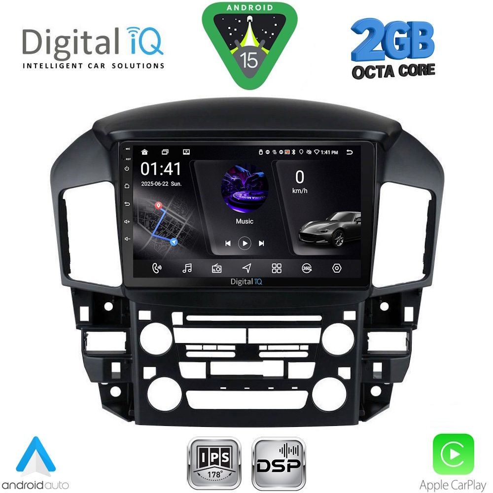 DIGITAL IQ RSF 4344_CPA (9inc) MULTIMEDIA TABLET for LEXUS RX 300 mod. 1998-2003 - DIGITAL IQ RSF 4344_CPA