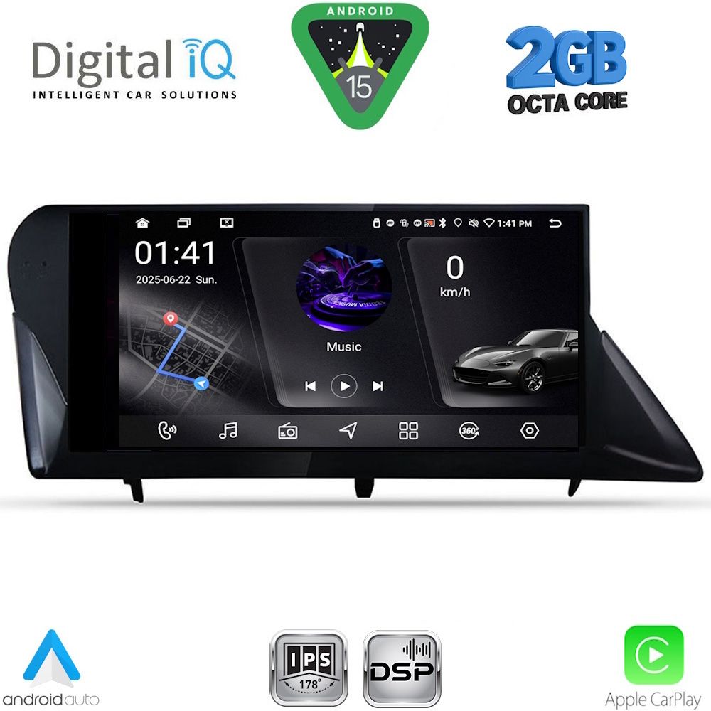 DIGITAL IQ RSF 4346_CPA (9inc) MULTIMEDIA TABLET for LEXUS RX mod. 2009-2014 - DIGITAL IQ RSF 4346_CPA
