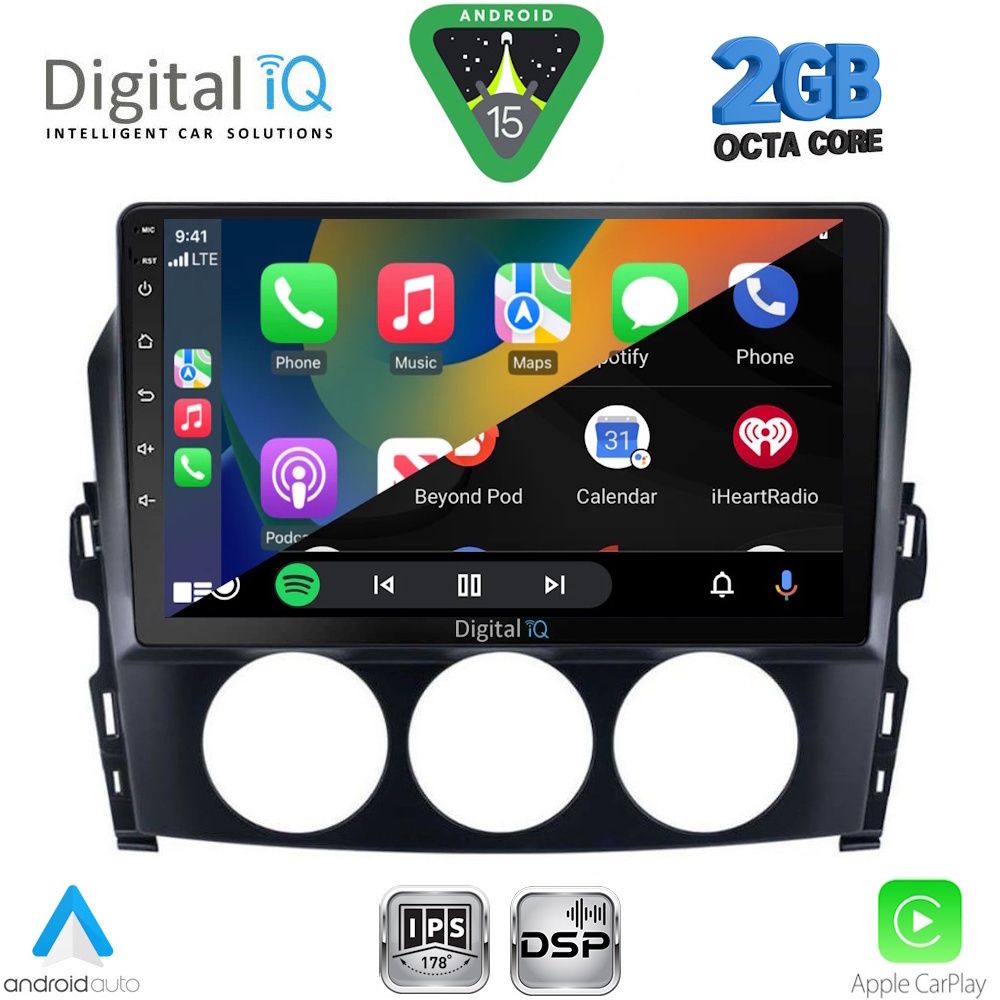 DIGITAL IQ RSF 4392_CPA (9inc) MULTIMEDIA TABLET for MAZDA MX5 mod. 2005-2015 - DIGITAL IQ RSF 4392_CPA