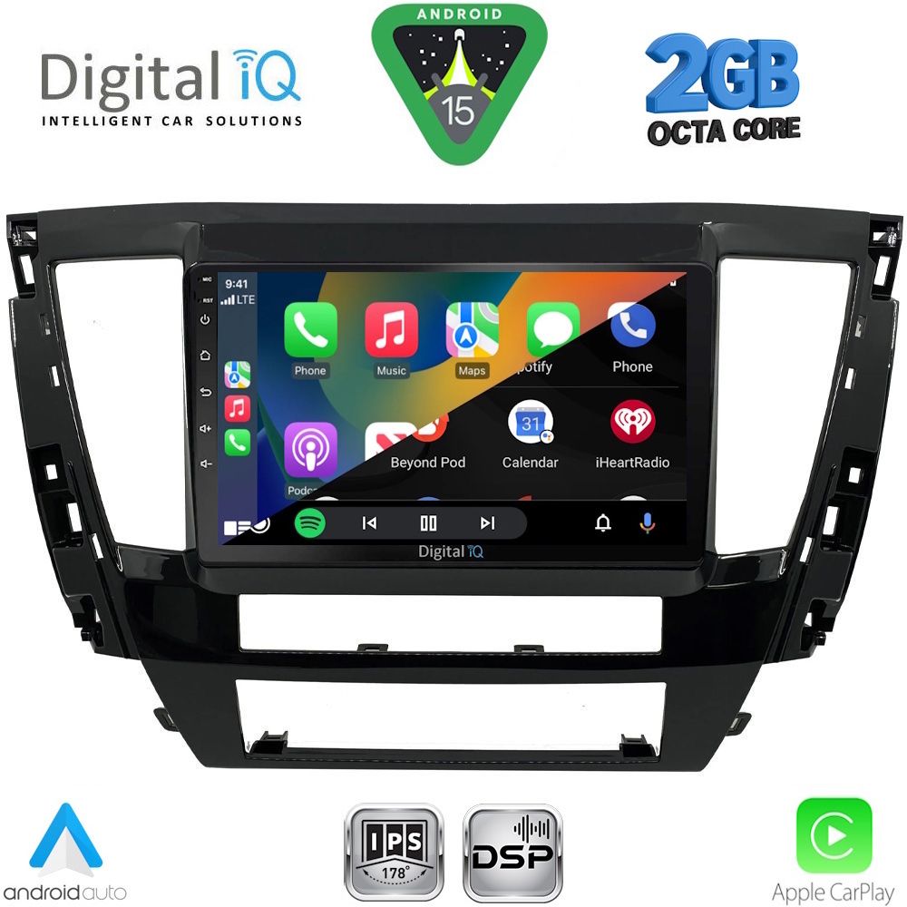 DIGITAL IQ RSF 4447S_CPA (9inc) MULTIMEDIA TABLET for MITSUBISHI PAJERO SPORT mod. 2020> - DIGITAL IQ RSF 4447S_CPA