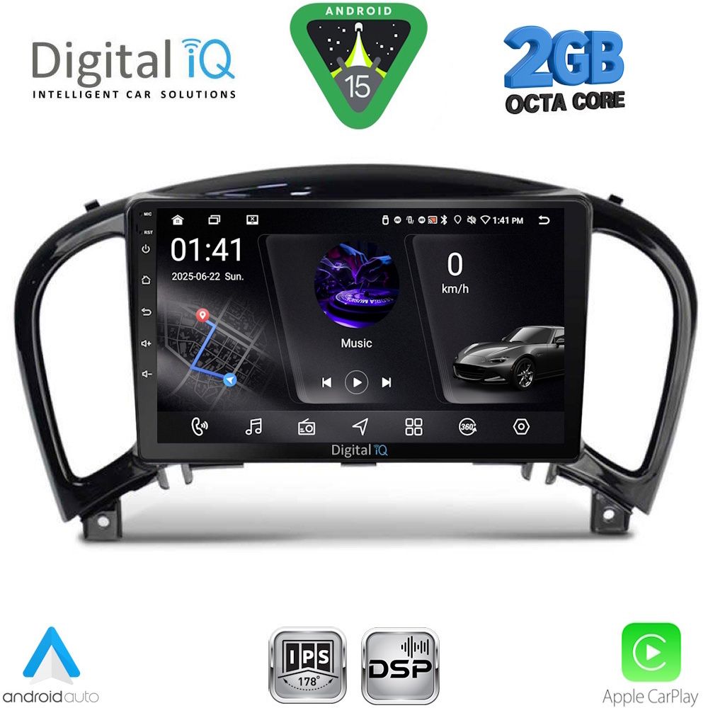 DIGITAL IQ RSF 4452_CPA (9inc) MULTIMEDIA TABLET for NISSAN JUKE mod. 2009-2020 - DIGITAL IQ RSF 4452_CPA