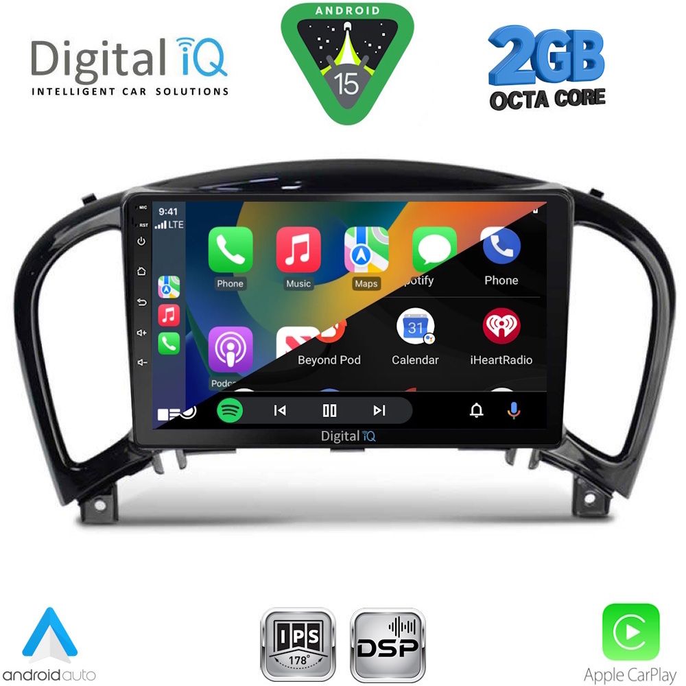 DIGITAL IQ RSF 4452_CPA (9inc) MULTIMEDIA TABLET for NISSAN JUKE mod. 2009-2020 - DIGITAL IQ RSF 4452_CPA