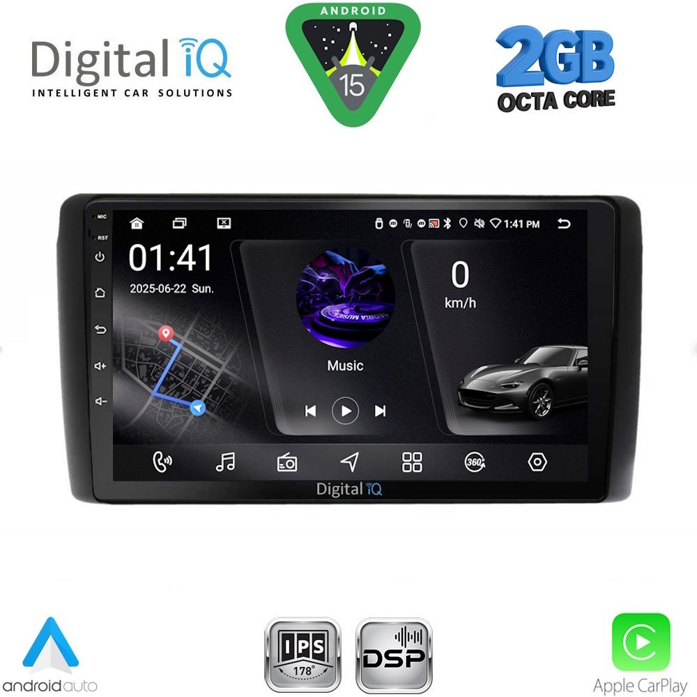 DIGITAL IQ RSF 4472_CPA (9inc) MULTIMEDIA TABLET for NISSAN LEAF mod. 2009-2017