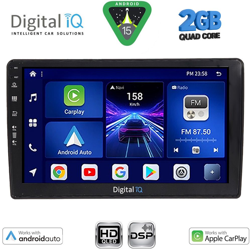 DIGITAL IQ BXC 3005_CPAA (10inc) MULTIMEDIA TABLET for AUDI A4 mod. 2008-2015 - DIGITAL IQ BXC 3005_CPAA