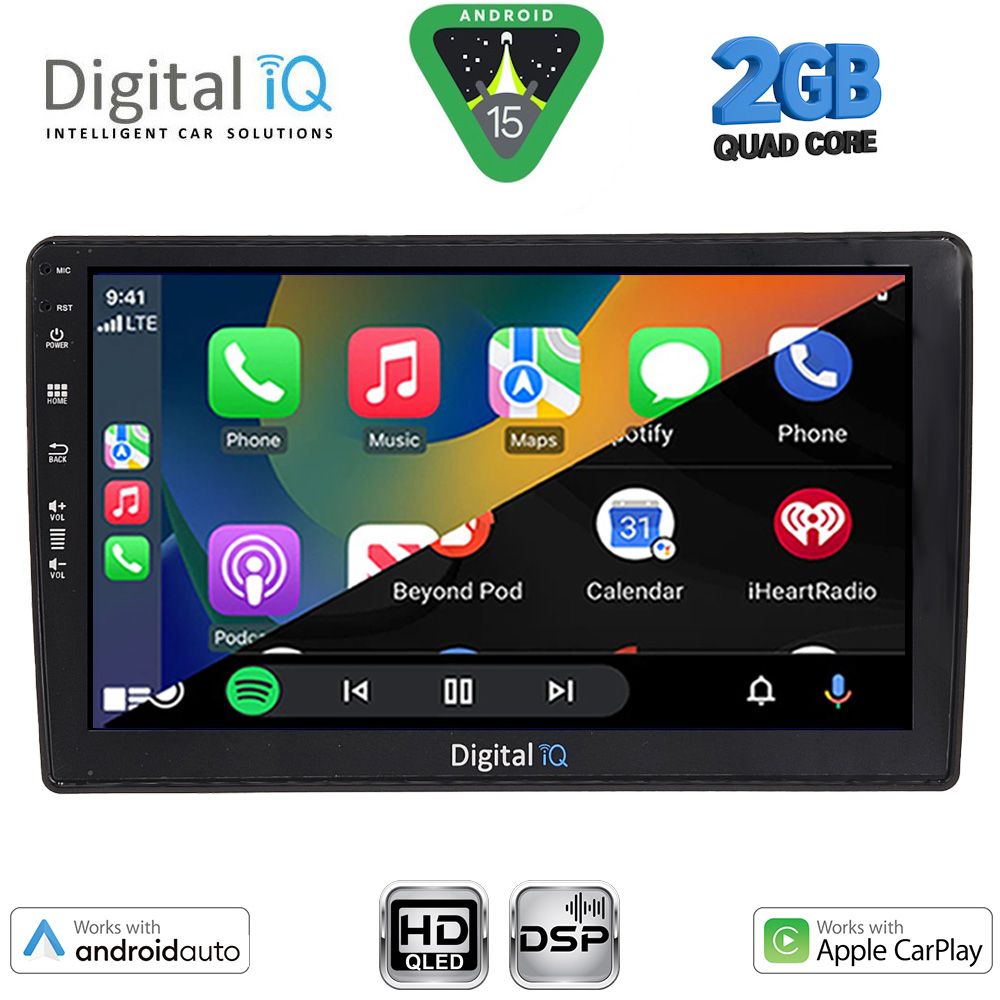DIGITAL IQ BXC 3005_CPAA (10inc) MULTIMEDIA TABLET for AUDI A4 mod. 2008-2015 - DIGITAL IQ BXC 3005_CPAA