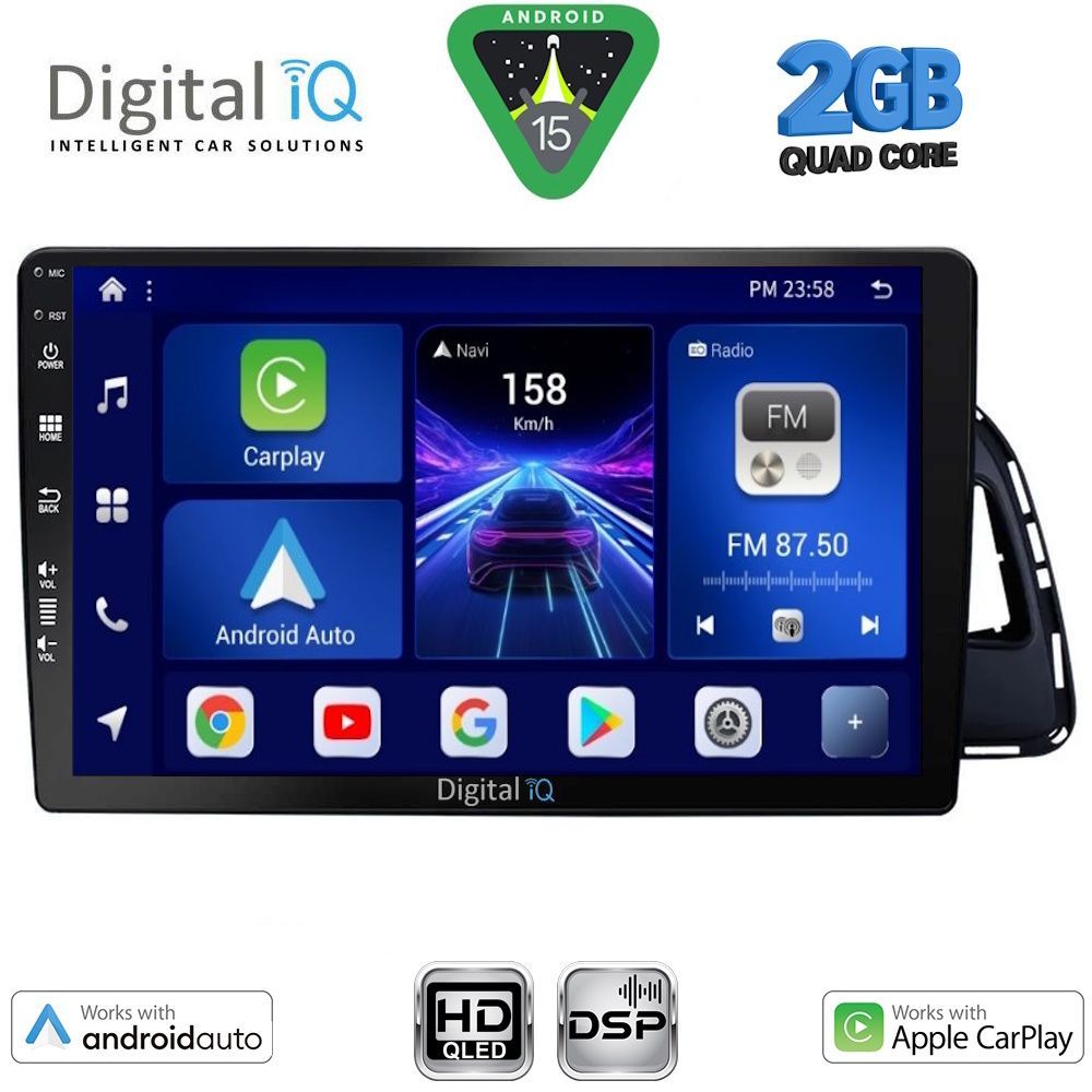 DIGITAL IQ BXC 3015_CPAA (10inc) MULTIMEDIA TABLET for AUDI Q5 mod. 2010-2018 - DIGITAL IQ BXC 3015_CPAA