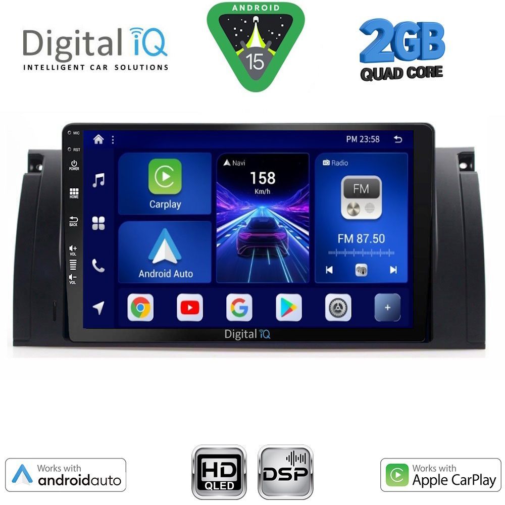 DIGITAL IQ BXC 3045_CPAA (9inc) MULTIMEDIA TABLET for BMW Series 5 (E39) mod. 1997-2005