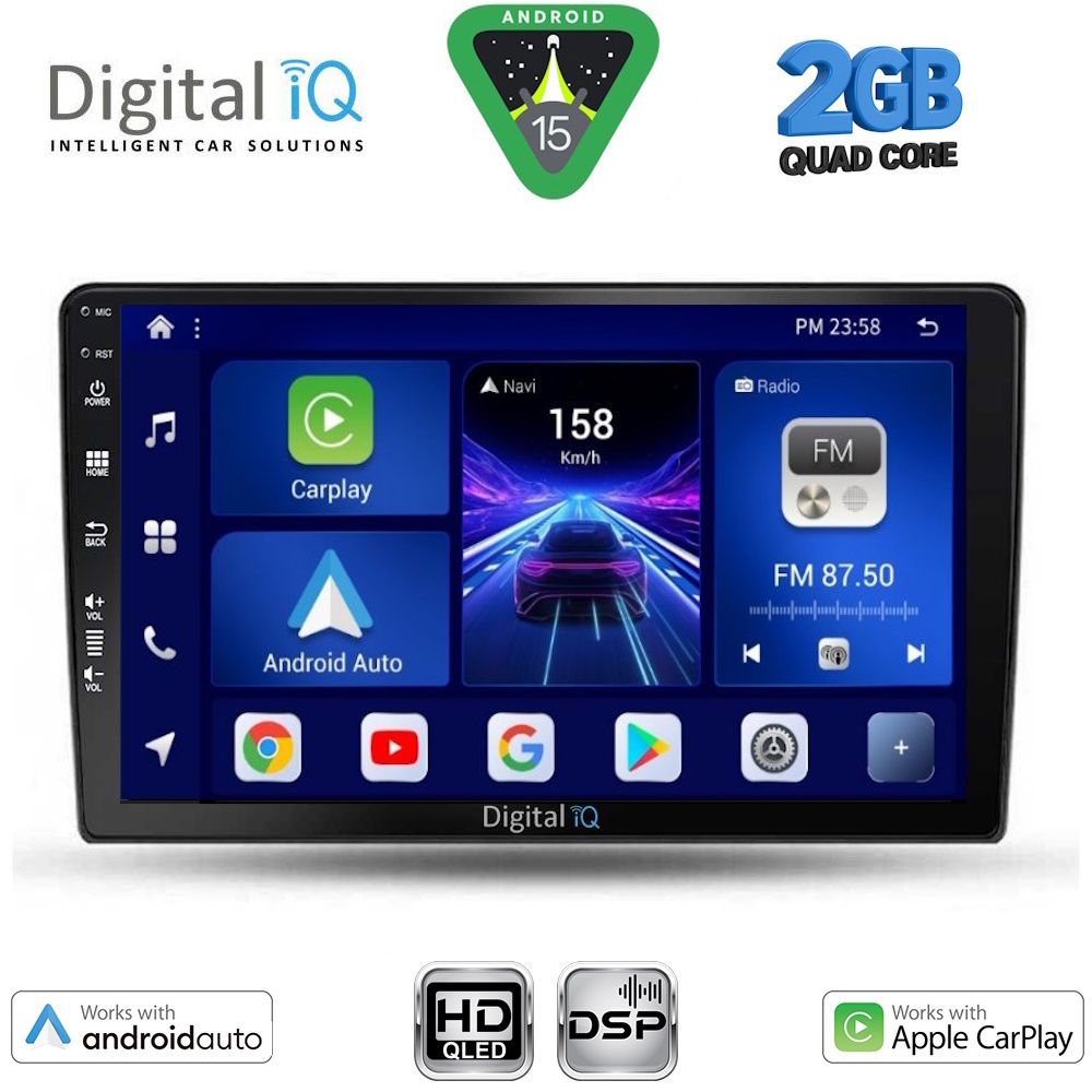 DIGITAL IQ BXC 3103B_CPAA (9inc) MULTIMEDIA TABLET for DACIA DUSTER mod. 2012-2019 - DIGITAL IQ BXC 3103B_CPAA