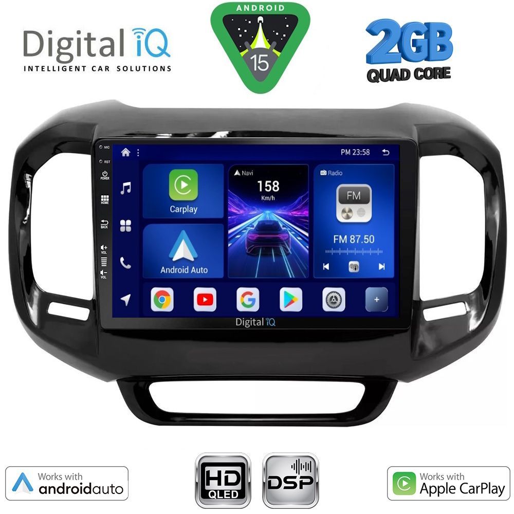 DIGITAL IQ BXC 3127_CPAA (9inc) MULTIMEDIA TABLET for FIAT TORO mod. 2017