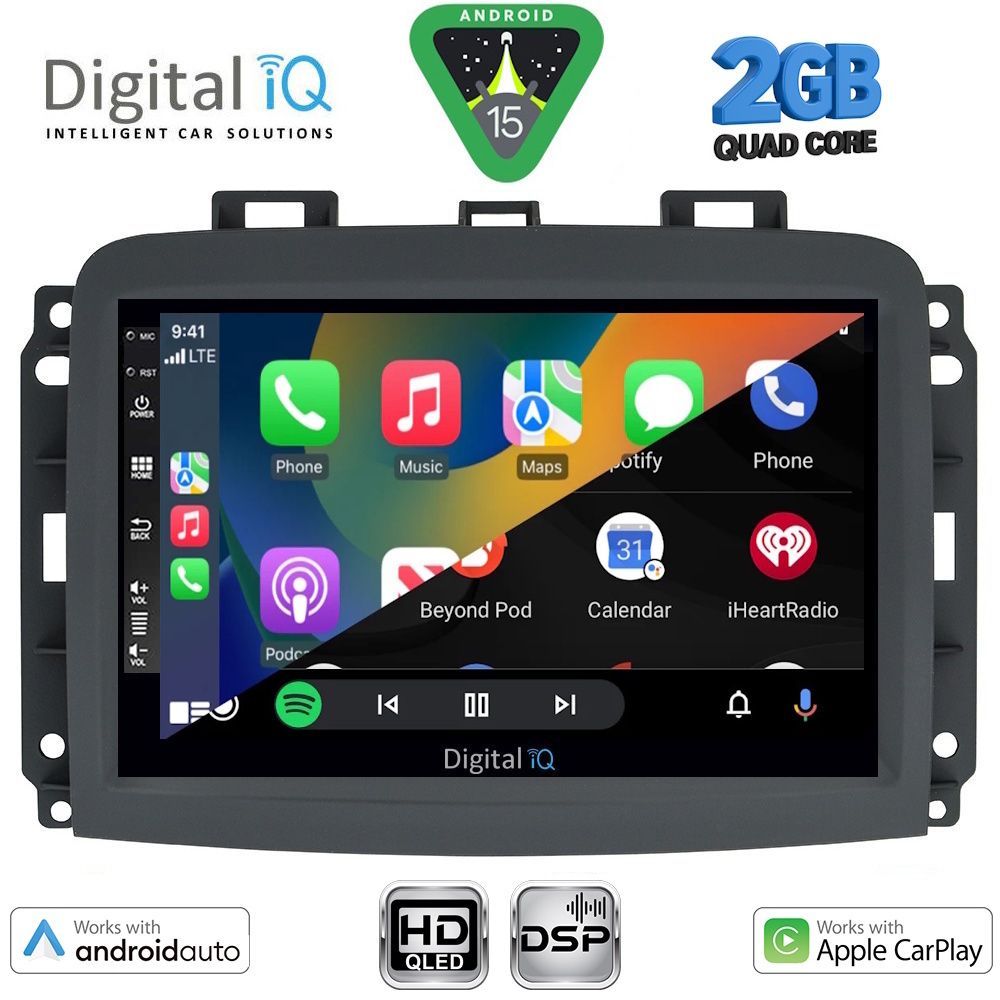 DIGITAL IQ BXC 3132_CPAA (10inc) MULTIMEDIA TABLET for FIAT 500L mod. 2012-2024
