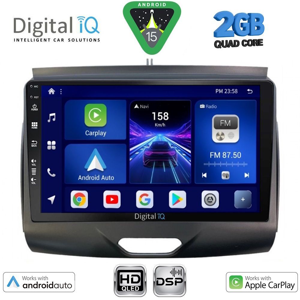 DIGITAL IQ BXC 3172_CPAA (9inc) MULTIMEDIA TABLET for FORD RANGER mod. 2015-2018 - DIGITAL IQ BXC 3172_CPAA