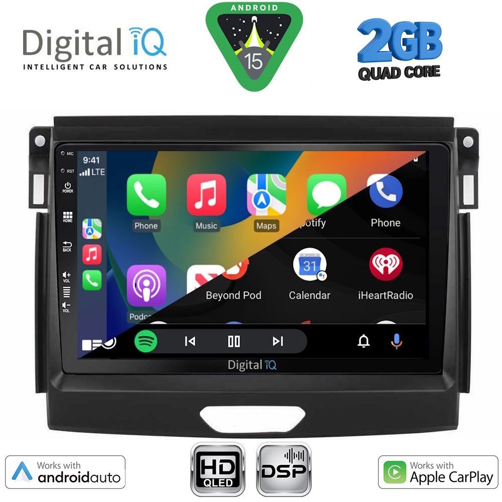 DIGITAL IQ BXC 3173_CPAA (9inc) MULTIMEDIA TABLET for FORD RANGER mod. 2018-2023 - DIGITAL IQ BXC 3173_CPAA