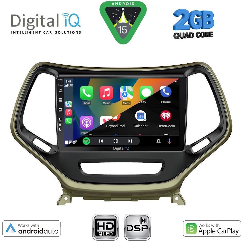 DIGITAL IQ BXC 3273_CPAA (10inc) MULTIMEDIA TABLET for JEEP CHEROKEE  mod. 2014-2024 - DIGITAL IQ BXC 3273_CPAA