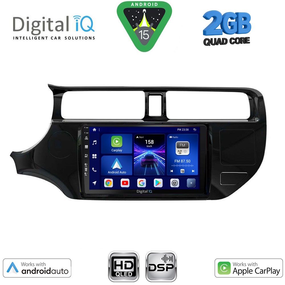 DIGITAL IQ BXC 3314_CPAA (9inc) MULTIMEDIA TABLET for KIA RIO mod. 2012-2015 - DIGITAL IQ BXC 3314_CPAA