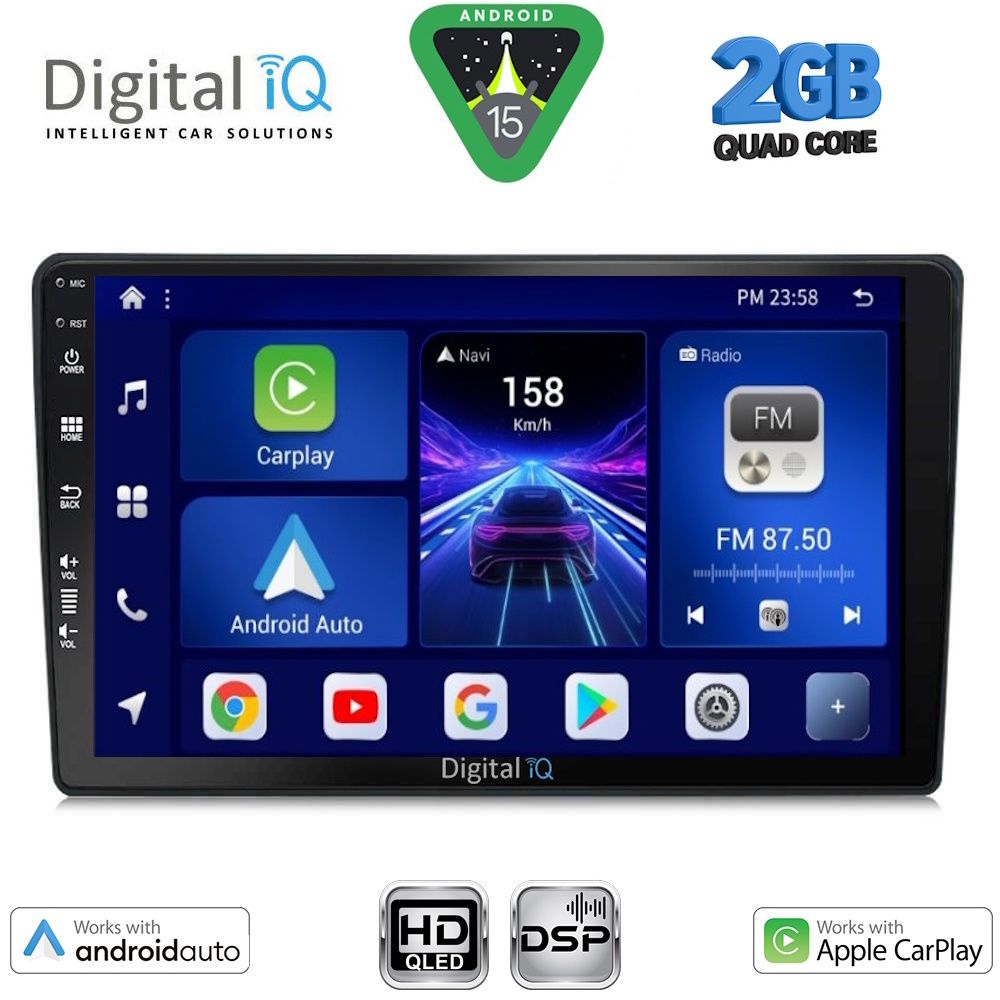 DIGITAL IQ BXC 3360_CPAA (9inc) MULTIMEDIA TABLET for MAZDA 2 mod. 2002-2007 - DIGITAL IQ BXC 3360_CPAA