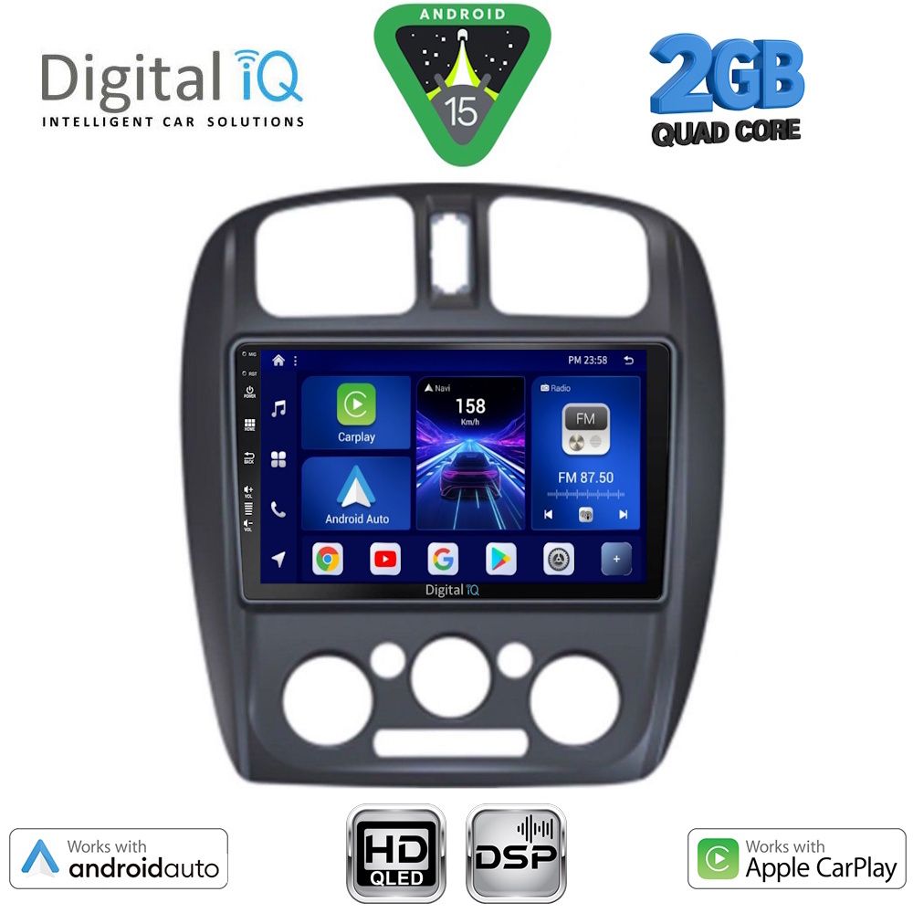 DIGITAL IQ BXC 3363_CPAA (9inc) MULTIMEDIA TABLET for MAZDA 323 mod. 1998-2004 - DIGITAL IQ BXC 3363_CPAA