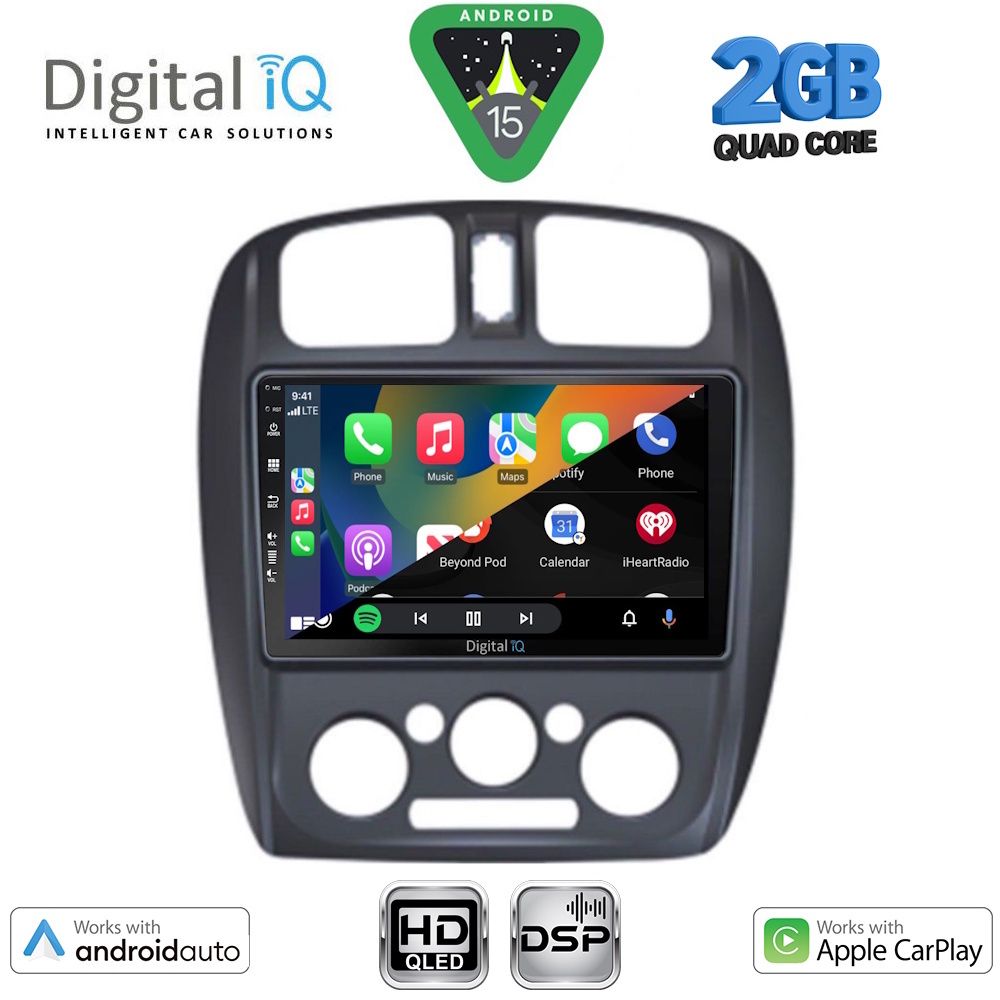 DIGITAL IQ BXC 3363_CPAA (9inc) MULTIMEDIA TABLET for MAZDA 323 mod. 1998-2004 - DIGITAL IQ BXC 3363_CPAA