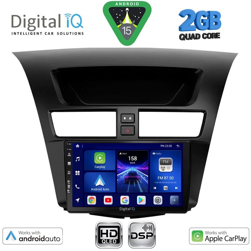DIGITAL IQ BXC 3364_CPAA (9inc) MULTIMEDIA TABLET for MAZDA BT50 mod. 2012-2019 - DIGITAL IQ BXC 3364_CPAA