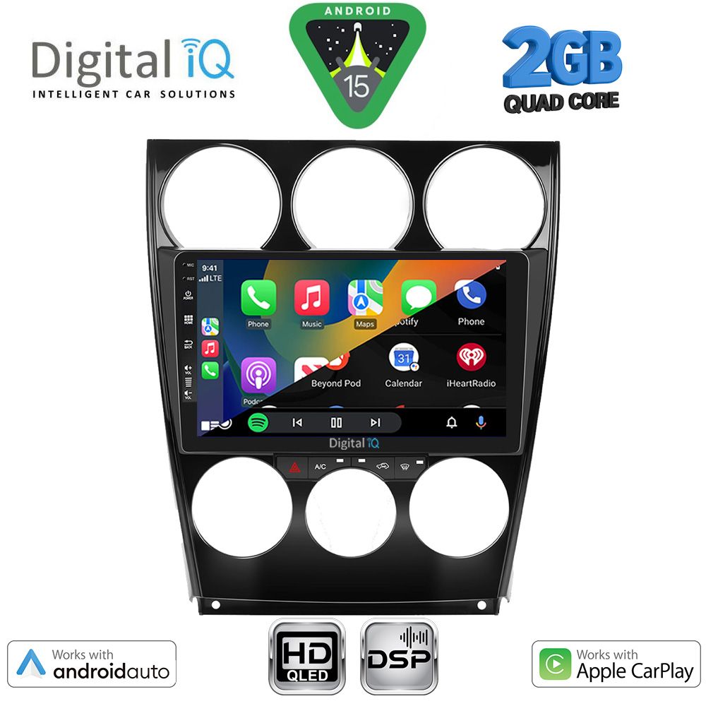 DIGITAL IQ BXC 3375_CPAA (9inc) MULTIMEDIA TABLET for MAZDA 6 (FACELIFT) mod. 2005-2008 - DIGITAL IQ BXC 3375_CPAA