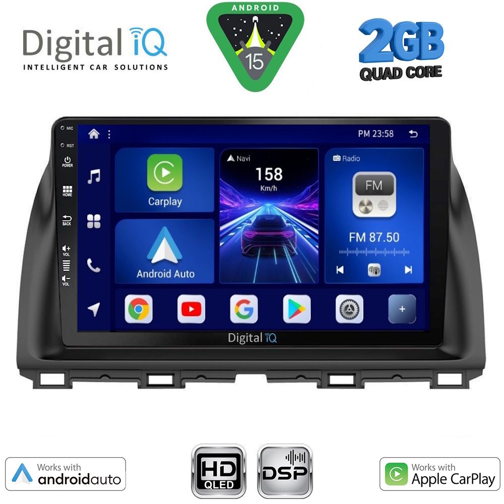 DIGITAL IQ BXC 3380_CPAA (10inc) MULTIMEDIA TABLET for MAZDA CX5 mod. 2013-2017 - DIGITAL IQ BXC 3380_CPAA