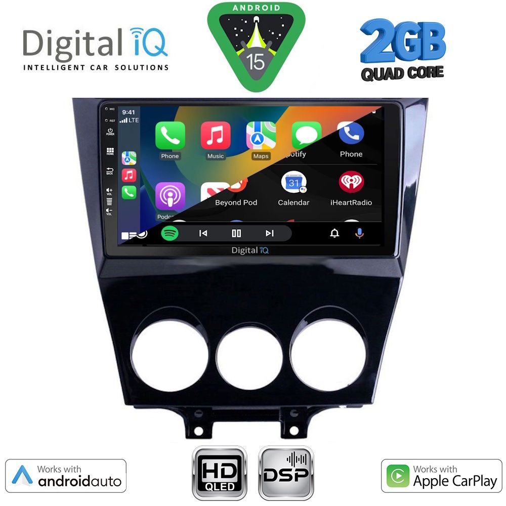 DIGITAL IQ BXC 3395_CPAA (9inc) MULTIMEDIA TABLET for MAZDA RX8 mod. 2008-2012 - DIGITAL IQ BXC 3395_CPAA