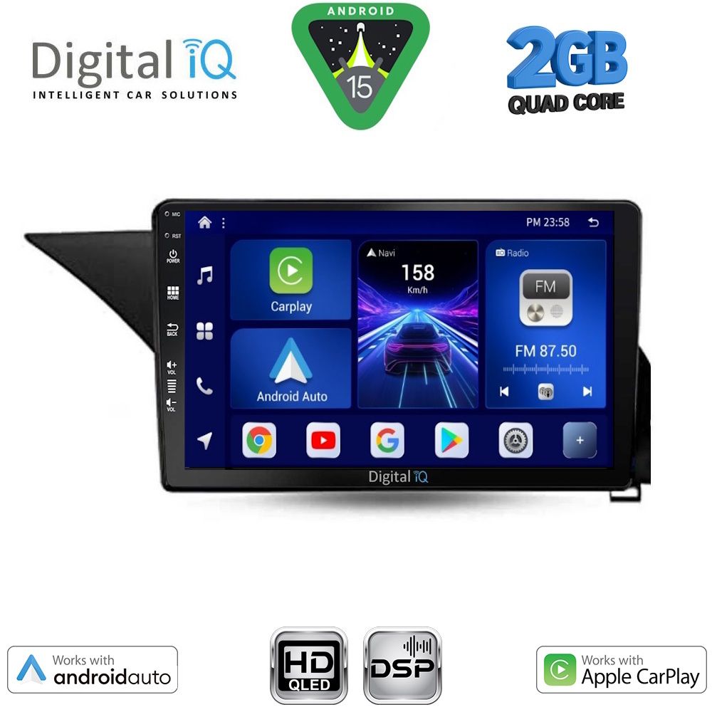 DIGITAL IQ BXC 3410_CPAA (10inc) MULTIMEDIA TABLET for MERCEDES E (W212) mod. 2012-2014 (NTG 4.5) - DIGITAL IQ BXC 3410_CPAA