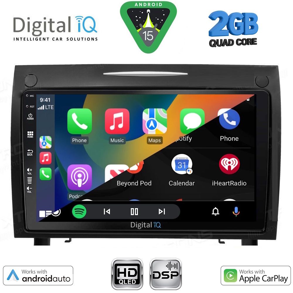 DIGITAL IQ BXC 3419_CPAA (9inc) MULTIMEDIA TABLET for MERCEDES SLK R171 mod. 2004-2010 - DIGITAL IQ BXC 3419_CPAA
