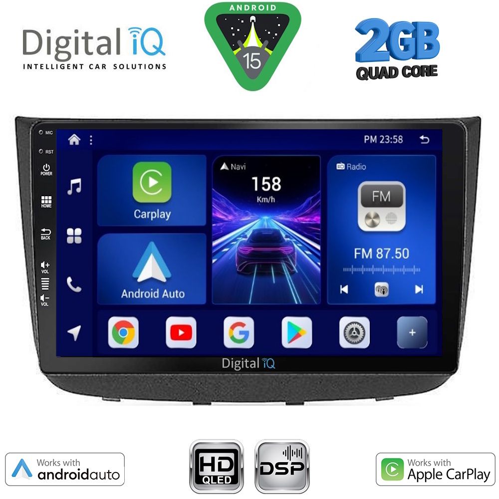 DIGITAL IQ BXC 3420_CPAA (10inc) MULTIMEDIA TABLET for MERCEDES VITO - VIANO (W639) mod. 2003-2007 - DIGITAL IQ BXC 3420_CPAA