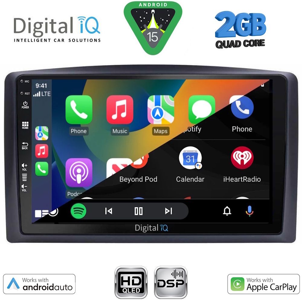 DIGITAL IQ BXC 3421_CPAA (10inc) MULTIMEDIA TABLET for MERCEDES VITO – VIANO (W447) mod. 2015-2022 - DIGITAL IQ BXC 3421_CPAA