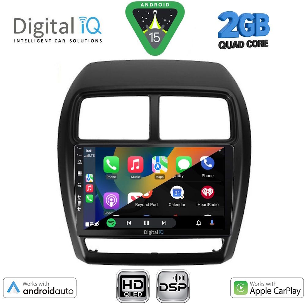 DIGITAL IQ BXC 3431_CPAA (9inc) MULTIMEDIA TABLET for MITSUBISHI ASX mod. 2020-2023 - DIGITAL IQ BXC 3431_CPAA