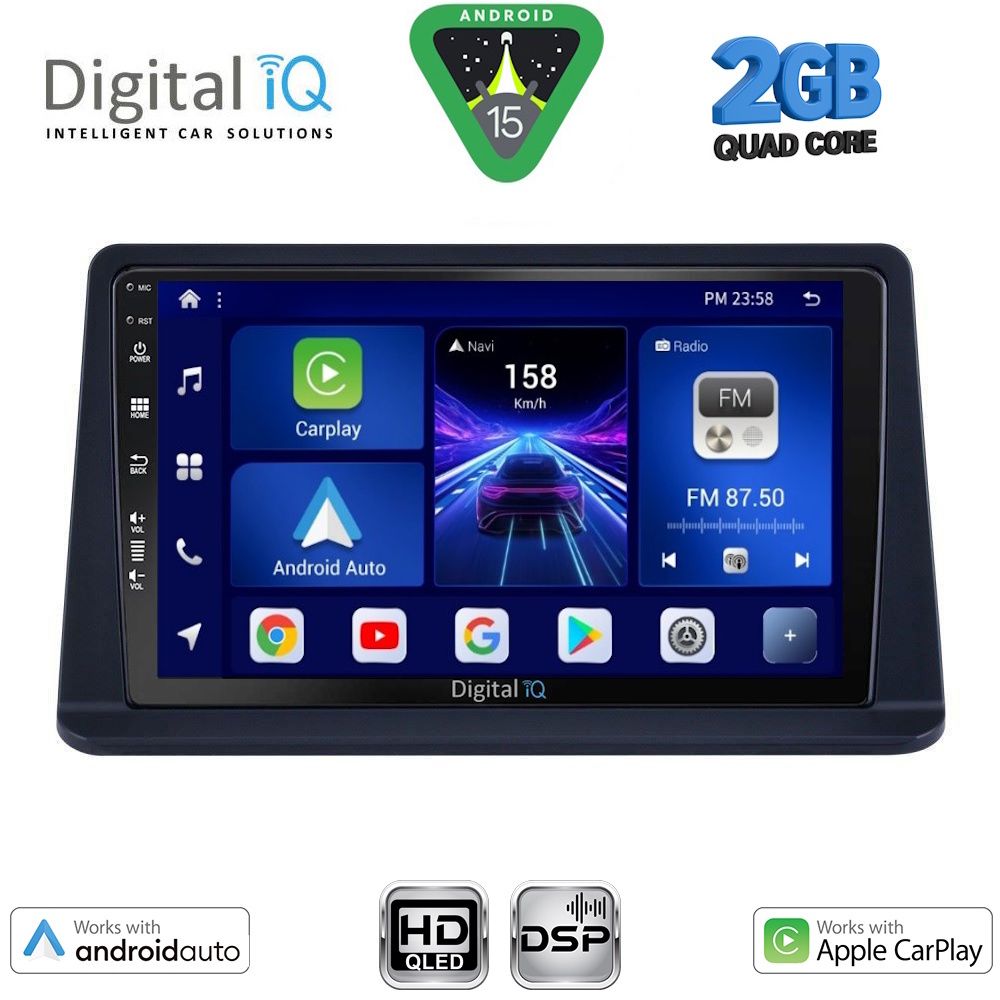 DIGITAL IQ BXC 3445_CPAA (9inc) MULTIMEDIA TABLET for MITSUBISHI PAJERO mod. 1999-2006 - DIGITAL IQ BXC 3445_CPAA