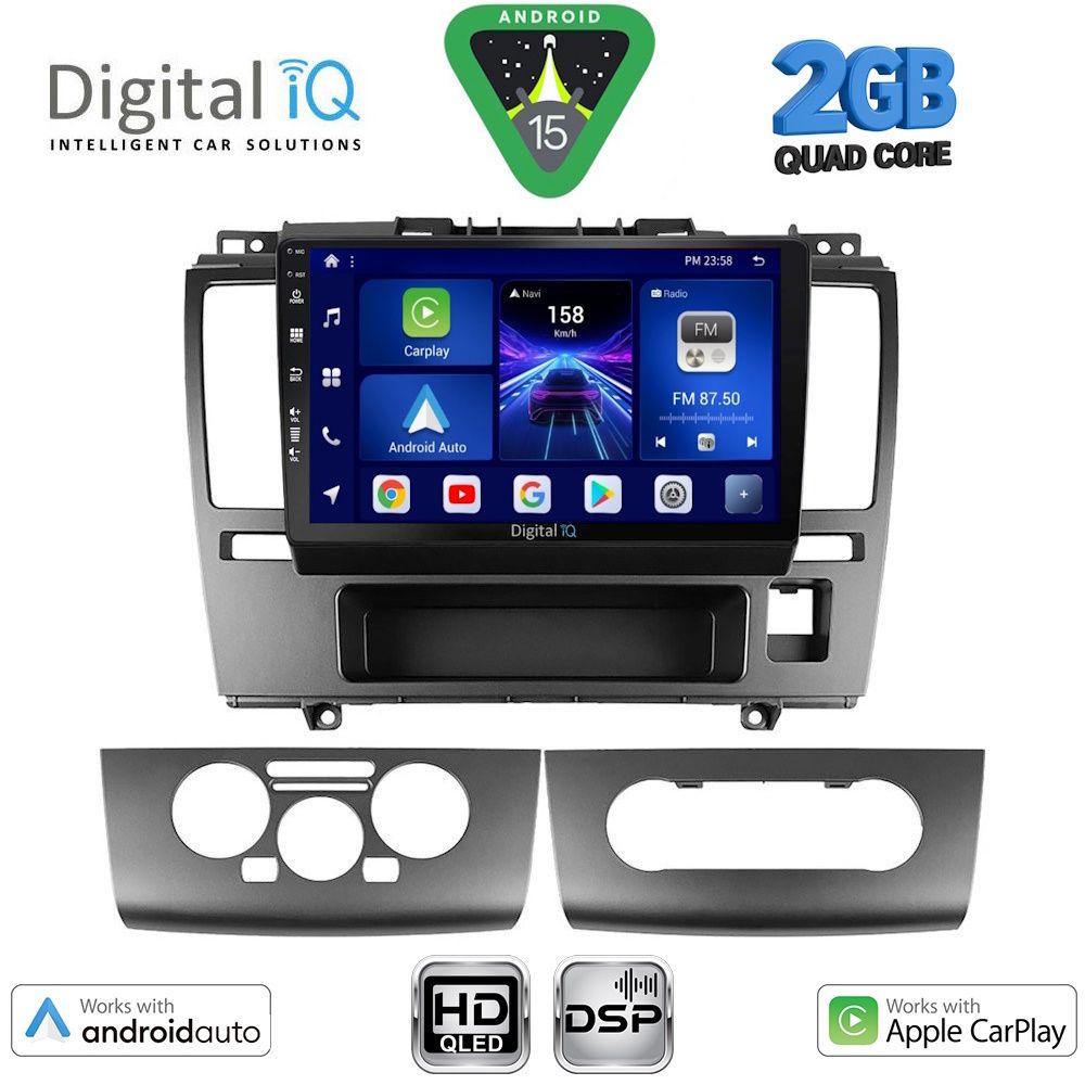DIGITAL IQ BXC 3465_CPAA (9inc) MULTIMEDIA TABLET for NISSAN TIDA mod. 2004-2013 - DIGITAL IQ BXC 3465_CPAA