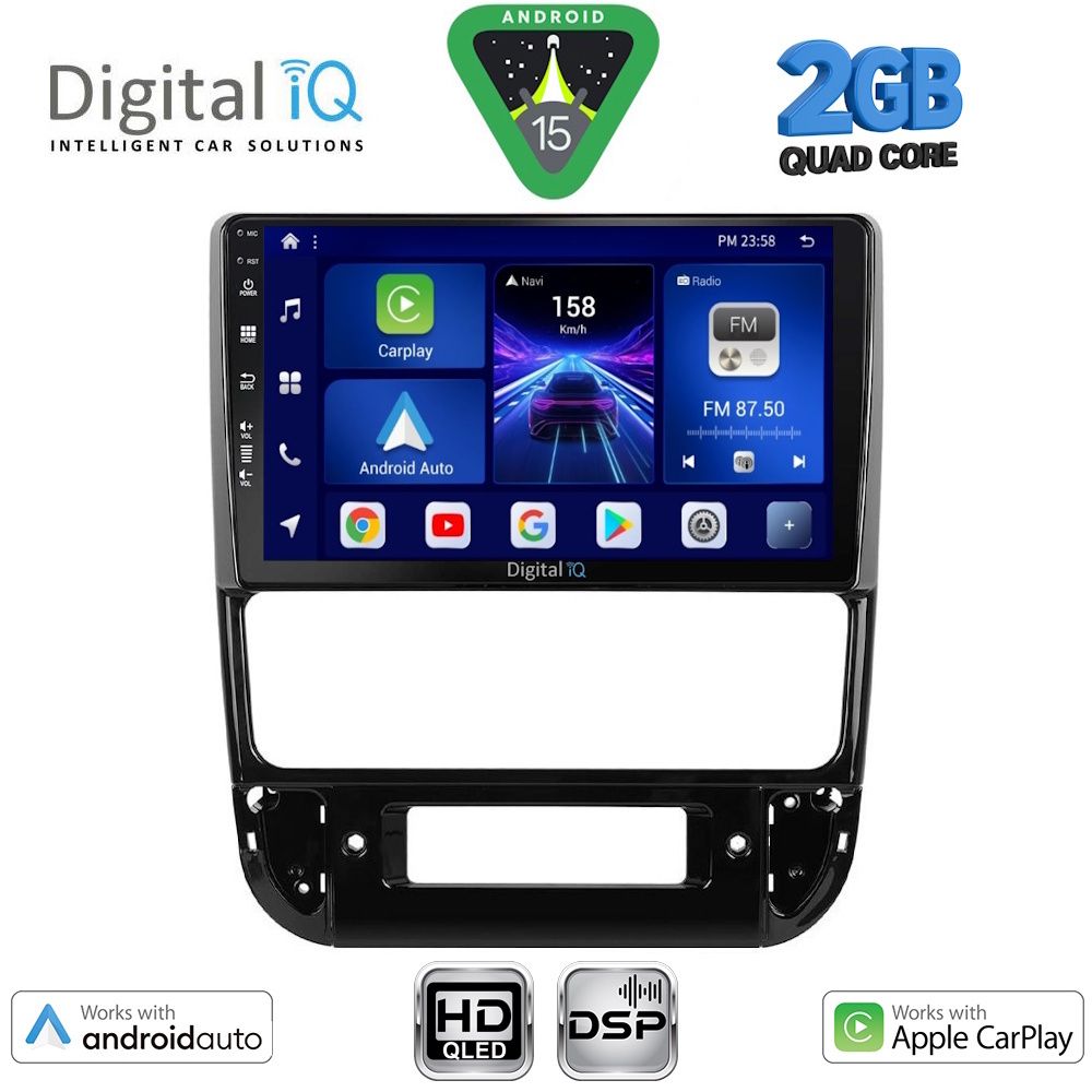 DIGITAL IQ BXC 3516_CPAA (9inc) MULTIMEDIA TABLET for PEUGEOT 406 mod. 1998-2004 - DIGITAL IQ BXC 3516_CPAA