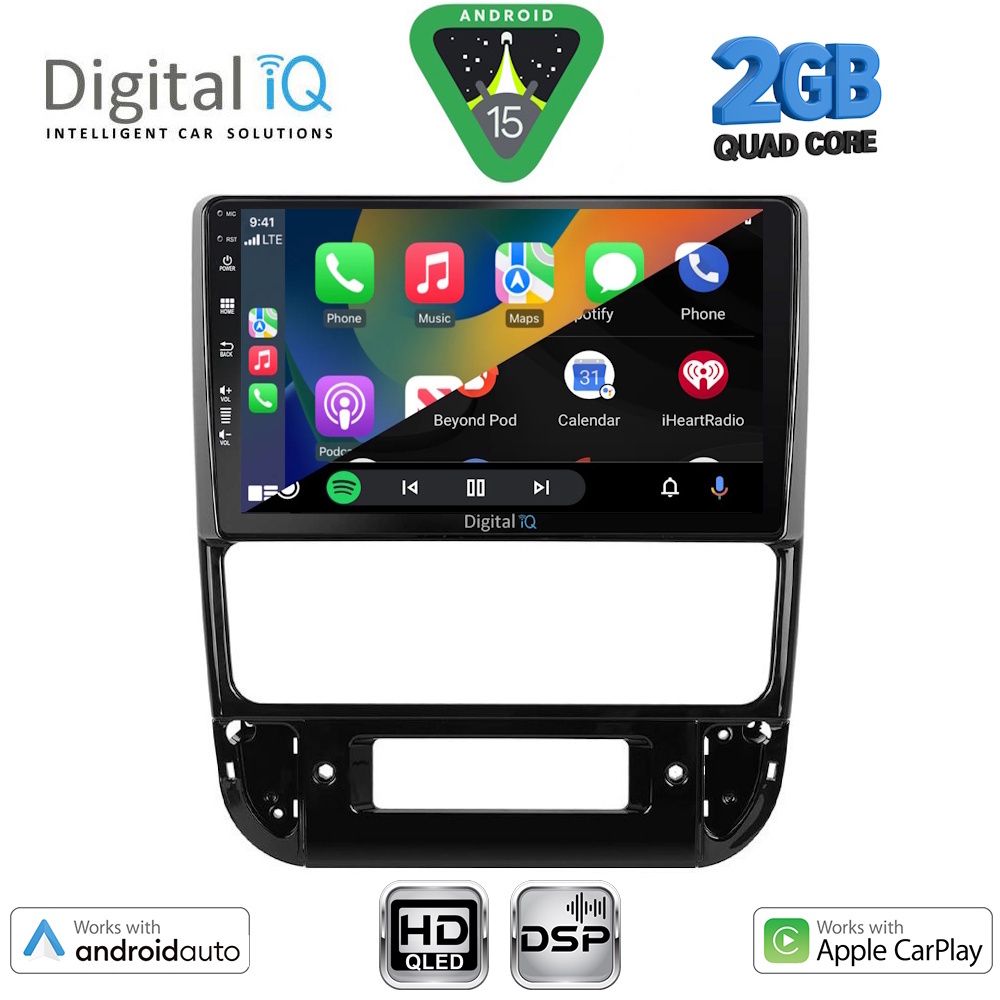 DIGITAL IQ BXC 3516_CPAA (9inc) MULTIMEDIA TABLET for PEUGEOT 406 mod. 1998-2004 - DIGITAL IQ BXC 3516_CPAA
