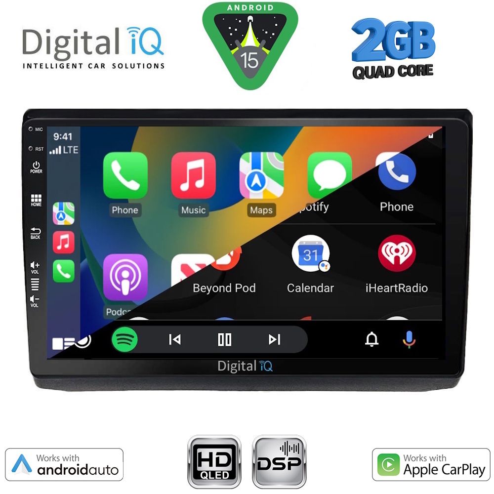 DIGITAL IQ BXC 3558_CPAA (10inc) MULTIMEDIA TABLET for OPEL VIVARO – RENAULT TRAFIC - NISSAN PRIMASTAR mod. 2004-2015 - DIGITAL IQ BXC 3558_CPAA