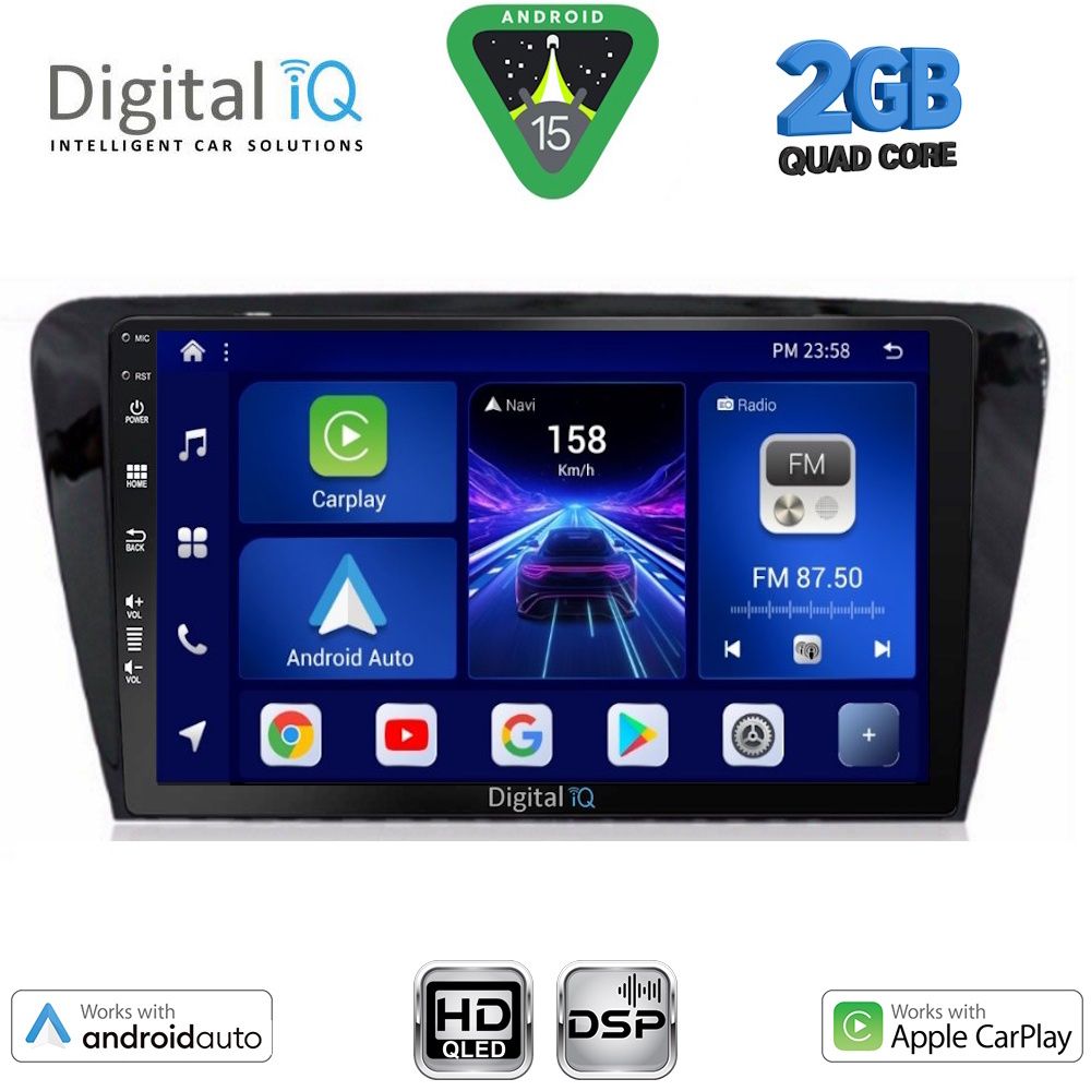 DIGITAL IQ BXC 3597_CPAA (10inc) MULTIMEDIA TABLET for SKODA OCTAVIA 7 mod. 2013-2021 - DIGITAL IQ BXC 3597_CPAA