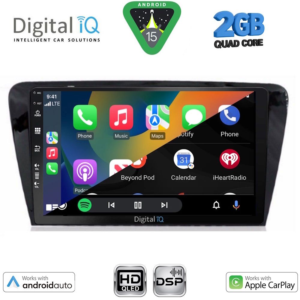 DIGITAL IQ BXC 3597_CPAA (10inc) MULTIMEDIA TABLET for SKODA OCTAVIA 7 mod. 2013-2021 - DIGITAL IQ BXC 3597_CPAA