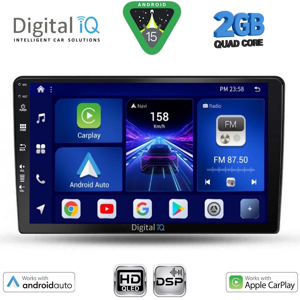 DIGITAL IQ BXC 3656_CPAA (9inc) MULTIMEDIA TABLET for SSANGYONG REXTON mod. 2002-2006 - DIGITAL IQ BXC 3656_CPAA