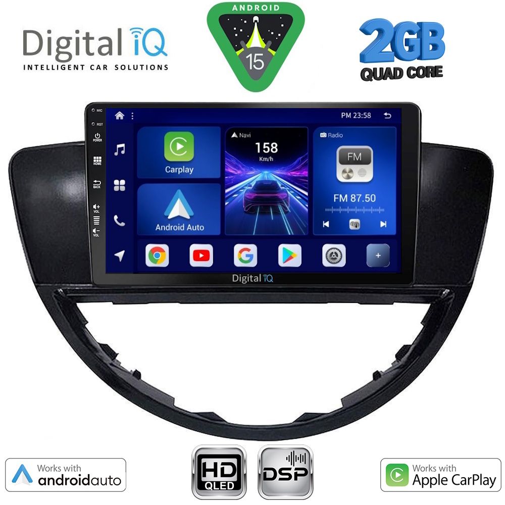 DIGITAL IQ BXC 3660_CPAA (9inc) MULTIMEDIA TABLET for SUBARU TRIBECA mod. 2007-2014 - DIGITAL IQ BXC 3660_CPAA