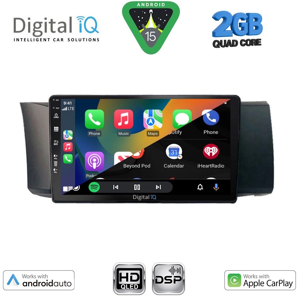 DIGITAL IQ BXC 3669_CPAA (9inc) MULTIMEDIA TABLET for TOYOTA GT86 – SUBARU BRZ mod. 2012-2026 - DIGITAL IQ BXC 3669_CPAA