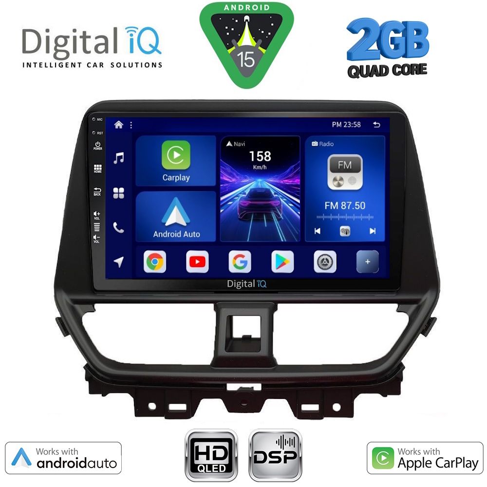 DIGITAL IQ BXC 3673_CPAA (9inc) MULTIMEDIA TABLET for SUZUKI BALENO mod. 2022-2026 - DIGITAL IQ BXC 3673_CPAA