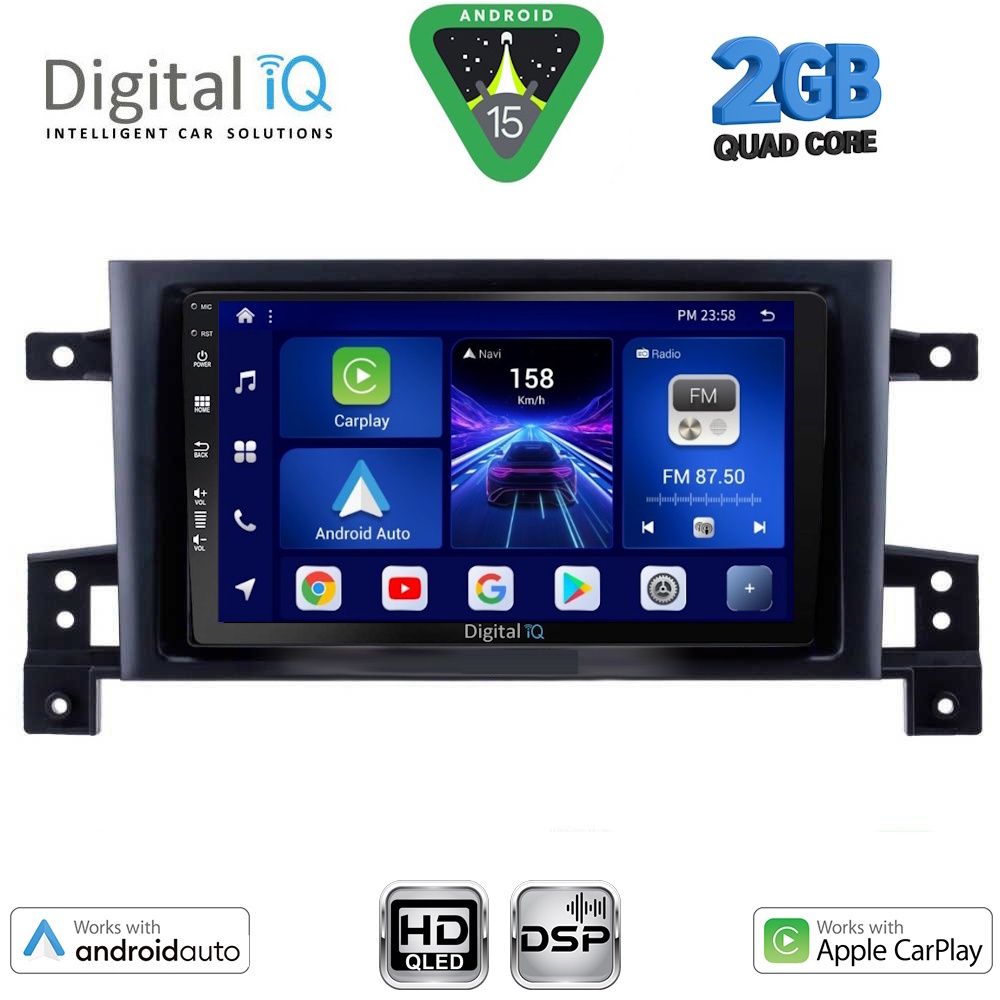 DIGITAL IQ BXC 3696_CPAA (9inc) MULTIMEDIA TABLET for SUZUKI GRAND VITARA mod. 2005-2015 - DIGITAL IQ BXC 3696_CPAA