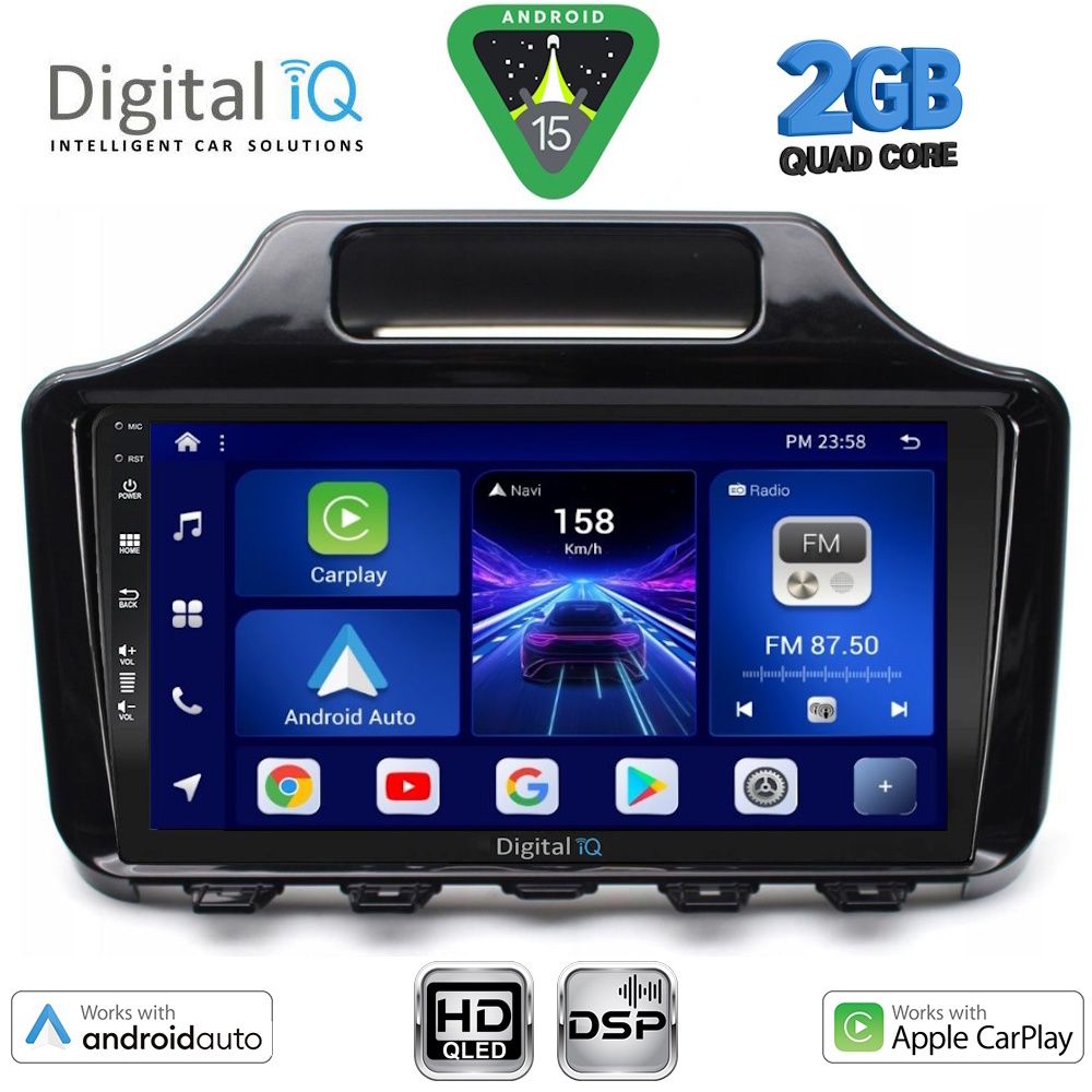 DIGITAL IQ BXC 3779_CPAA (9inc) MULTIMEDIA TABLET for TOYOTA IQ mod. 2008-2015 with ORIG. NAVI