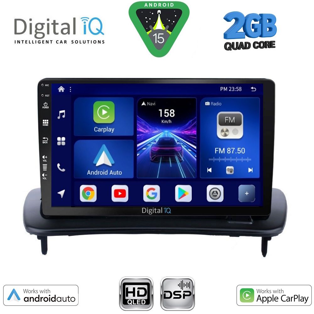 DIGITAL IQ BXC 3783_CPAA (9inc) MULTIMEDIA TABLET for VOLVO C30 – S40 mod. 2004-2013 - DIGITAL IQ BXC 3783_CPAA