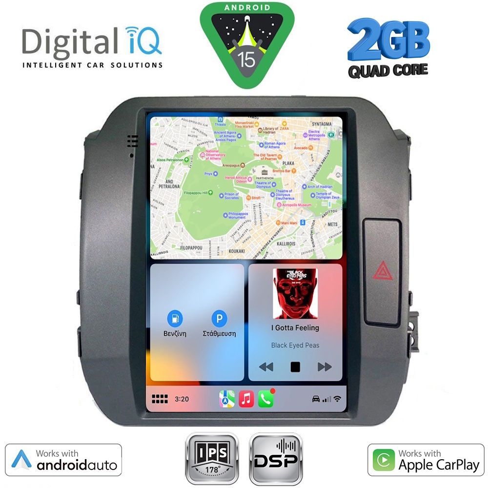 DIGITAL IQ BXC 3927_CPAA TESLA STYLE for KIA SPORTAGE mod. 2010-2015 - DIGITAL IQ BXC 3927_CPAA