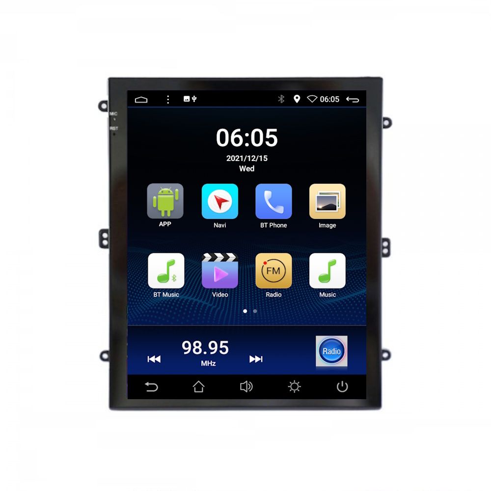 DIGITAL IQ BXF 5914BL_CPAA TESLA STYLE for OPEL INSIGNIA mod. 2008-2013 (Black colour)