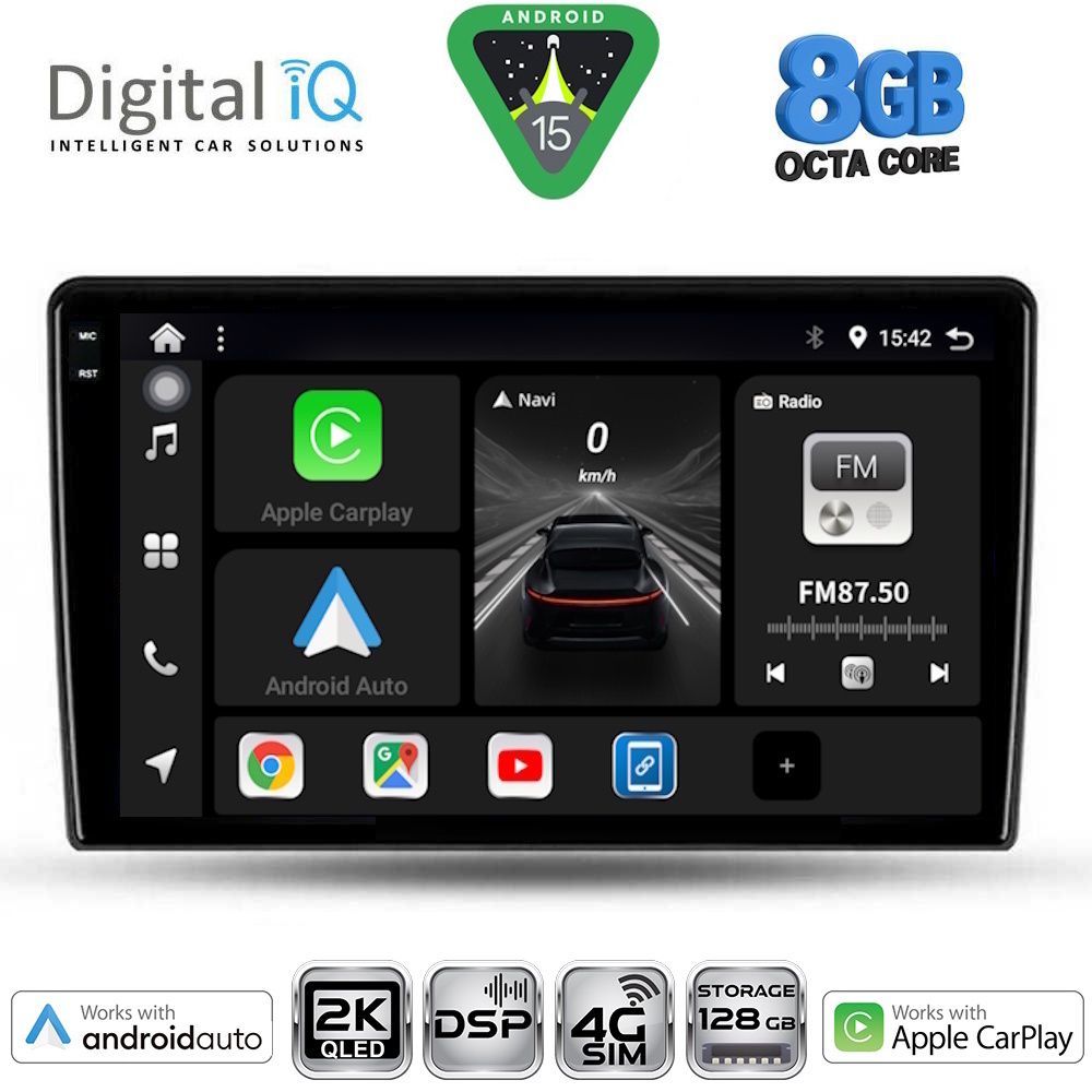 DIGITAL IQ BXF 11026_CPAA (10inc) MULTIMEDIA TABLET for ALFA ROMEO GIULIETTA mod 2014-2020 - DIGITAL IQ BXF 11026_CPAA