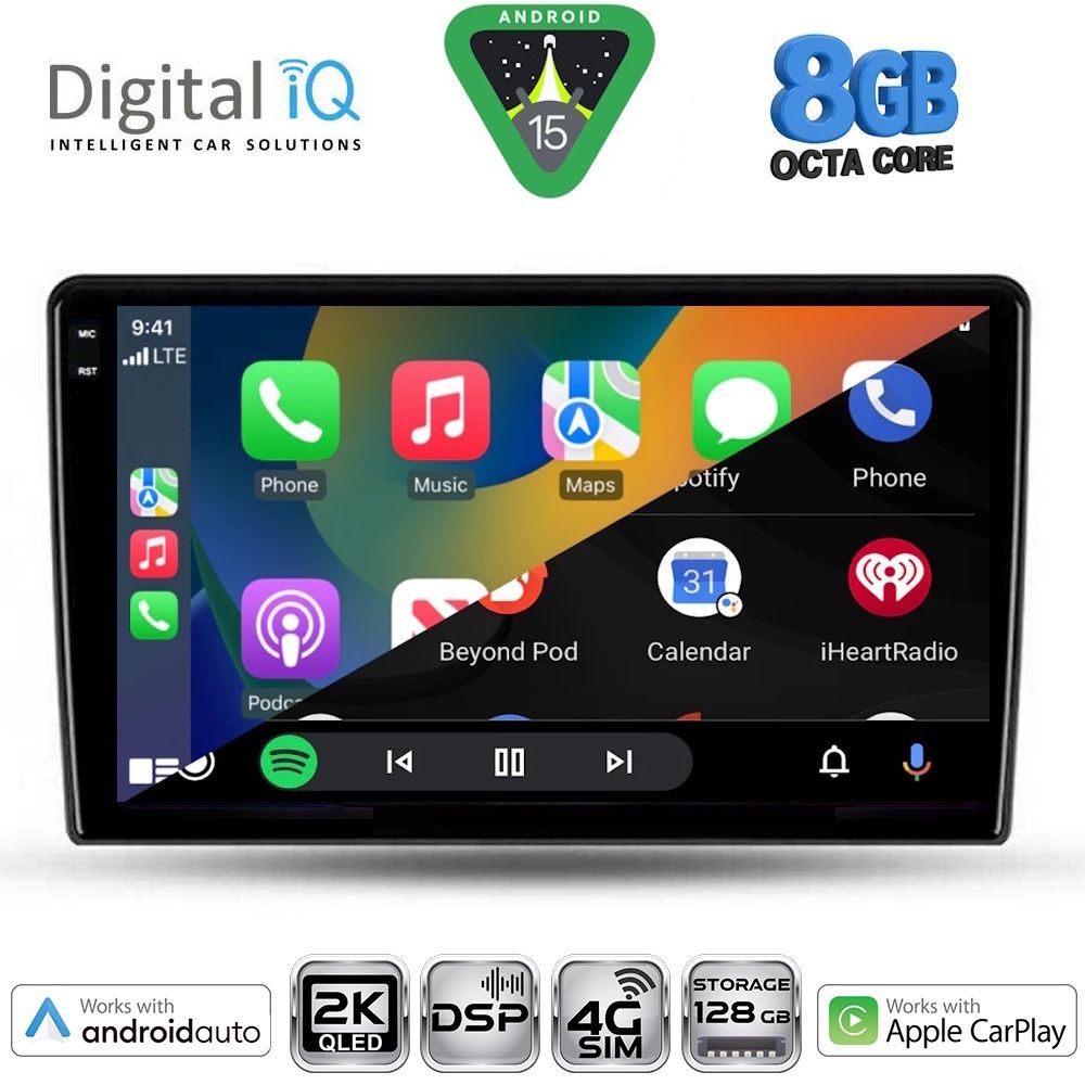 DIGITAL IQ BXF 11026_CPAA (10inc) MULTIMEDIA TABLET for ALFA ROMEO GIULIETTA mod 2014-2020 - DIGITAL IQ BXF 11026_CPAA